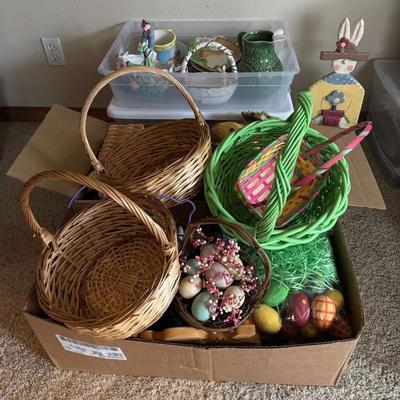 Easter Decor Collection – Bunnies, Baskets & Spring Accents