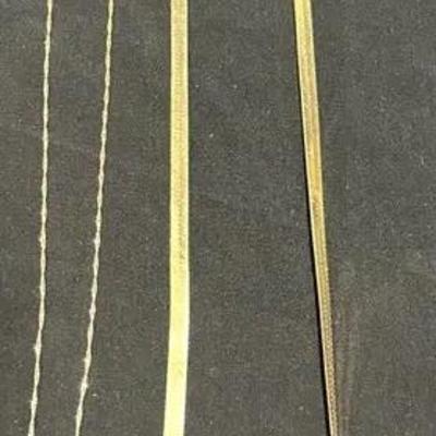 14K Italy Herringbone Chain & 14K Italy Fine Link Chain