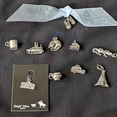 Travel & Western Theme Charm Lot – Bus, Teepee, Alligator, Buildings & More