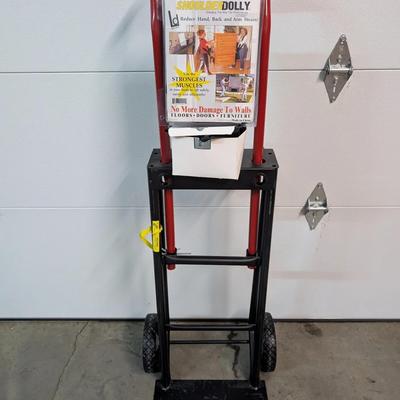 Two-Wheel Hand Truck with ShoulderDolly Straps and Separate Strap Hardware Lot