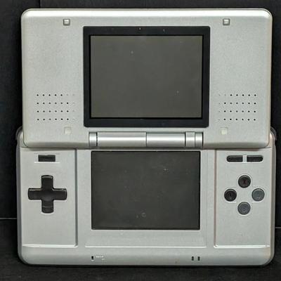 Nintendo DS (Original Model) Silver Handheld Console with Super Mario 64 DS & The Sims Bustin’ Out