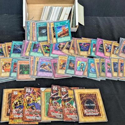 Large Lot of Yu-Gi-Oh! Trading Cards with Rulebooks