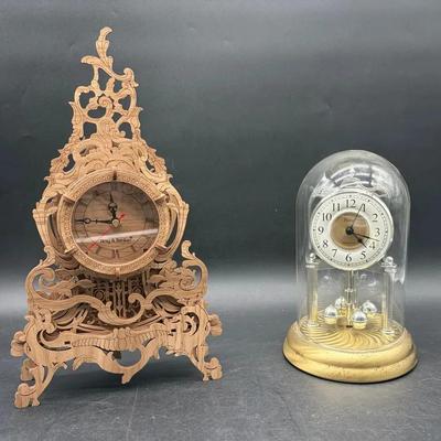 (2) Small Mantle Clocks