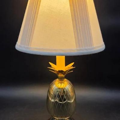Brass Pineapple Table Lamp