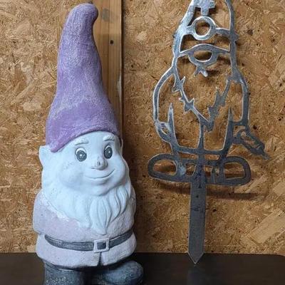 (2) Garden Gnome Items