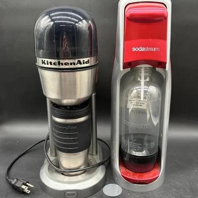 (1) Kitchen Aid Coffee Maker and (1) Sodastream Machine 