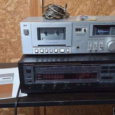 Realistic Stereo Receiver and JCPenney Cassette Tape Deck