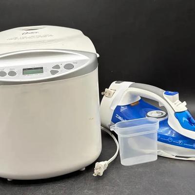 (1) Oster Bread Maker & (1) Mueller Steam Iron 