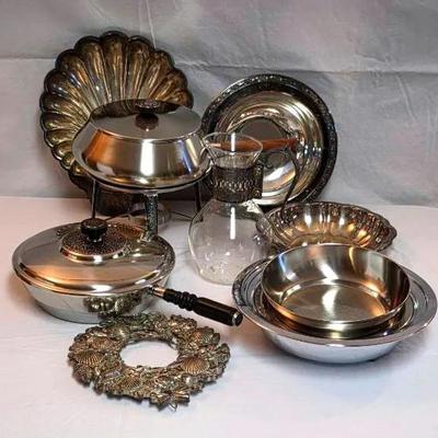 Silverplate and Stainless Steel Items 