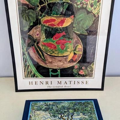 Henri Matisse Art Print & (2) Art Puzzles
