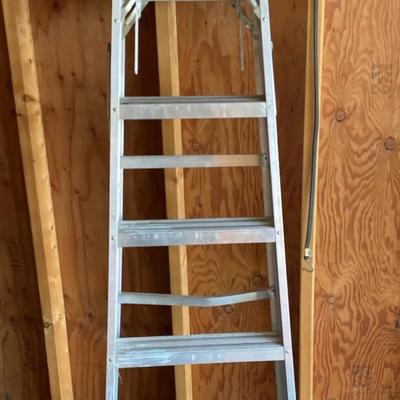 Aluminum Werner 6 Foot Ladder 