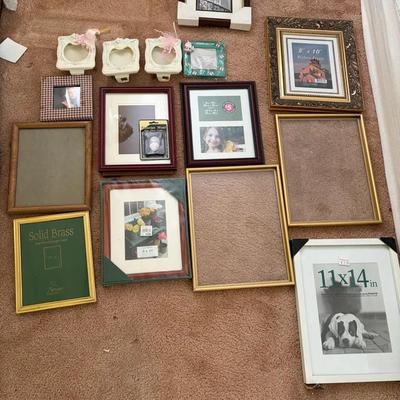 Assorted Lot Of Picture Frames