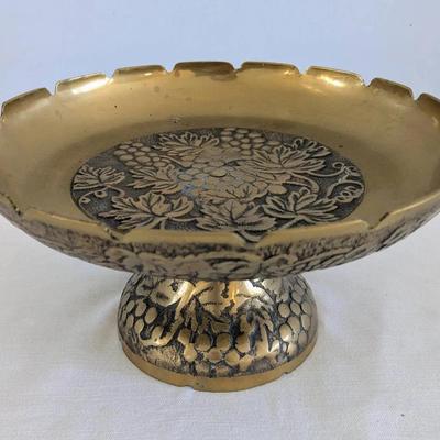 Brass Pedestal Bowl