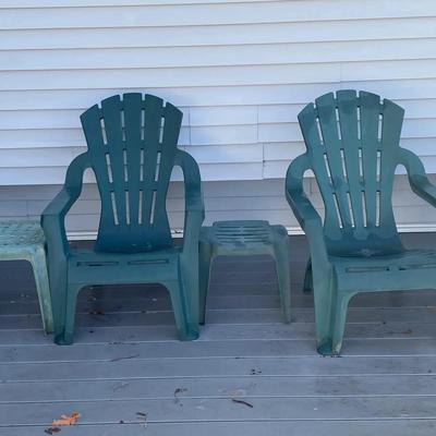 (4) Adirondack Style Chairs