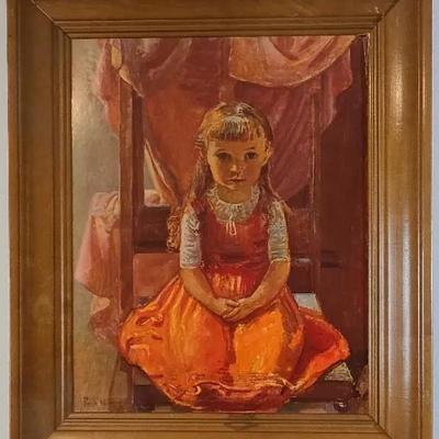 Fabulous Framed Fritz Pauli Print From The 40's