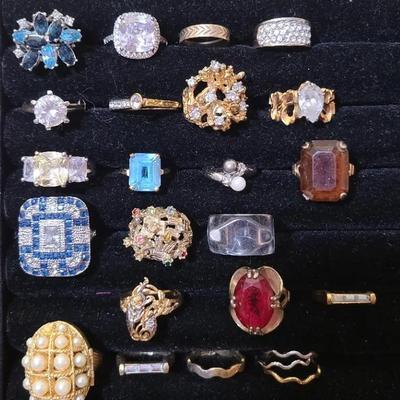 Blingy Costume Rings