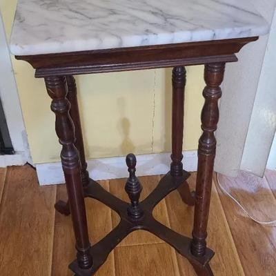 Marble Topped Accent Table