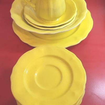 Lemon Federalist Ironstone China Pieces