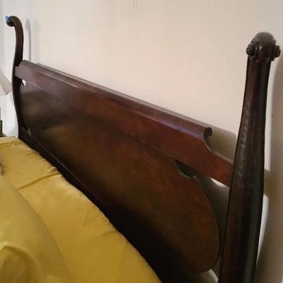 Hardwood Headboard With Decorative Details - Fit For A King