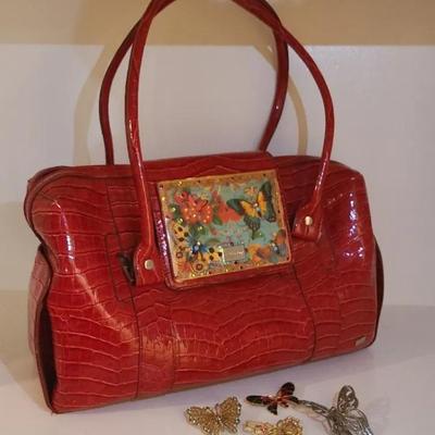 This Stella Page Bag Will Give You Butterflies - Bonus Brooches Included 