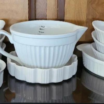 Fancy Fluted Baking Dishes, French Corning And More - Variety Of Cookware/Serving Pieces 