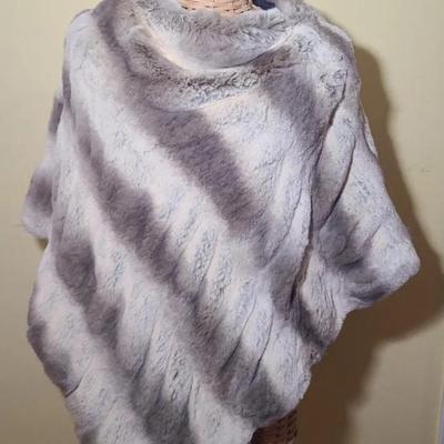 Heavy & Cozy Faux Fur Poncho