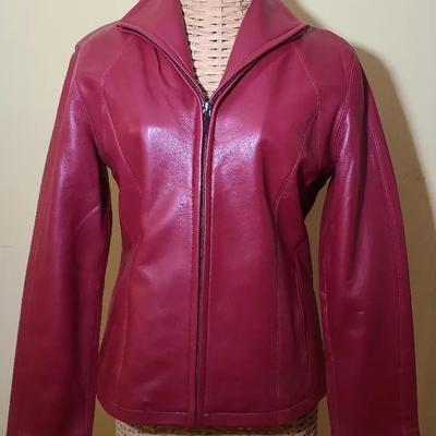 Nifty Nine West Leather Jacket 