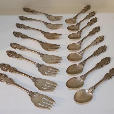 Elegance For Eight - Sterling Silver Spoons & Forks By Reed & Barton
