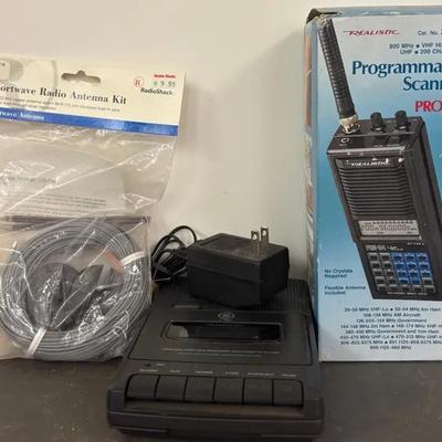 Shortwave Antenna Kit & Realistic PRO-34 Scanner Assortment