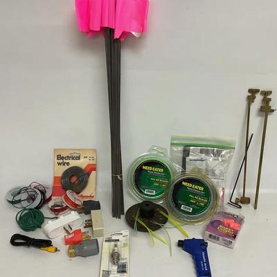 Electrical Wires, Weed Eater Line, & More
