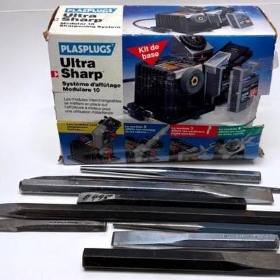 Plasplugs Ultra Sharp Modular 10 Sharpening System - 9 Chisels