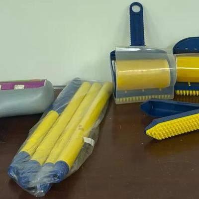 Complete Lint Roller and Cleaning Brush Set