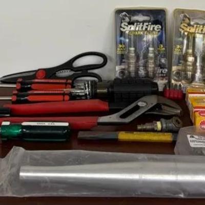 Spark Plug and Tool Assortment