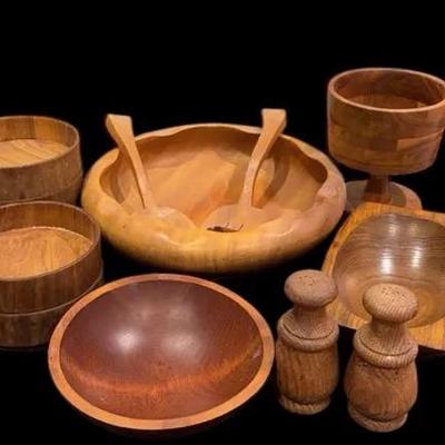 Vintage Gladmark, Baribocraft, Adirondack Wooden Bowls and More