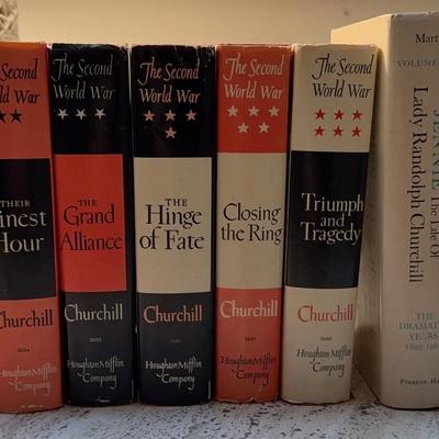 The Second World War - Winston Churchill (6 Volume) & The Life Of Lady R Churchill 