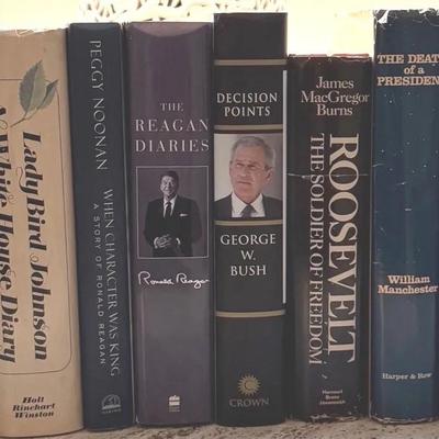 Collection of Hardback Books, Presidents and Other Historical Figures