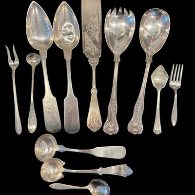 Vintage And Antique Silver Plated Serving Pieces