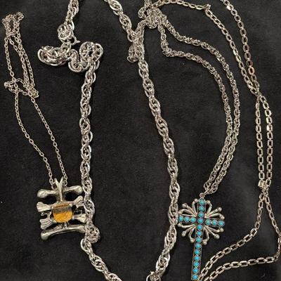 Vintage Statement Necklaces, Brutalist Pendant & More