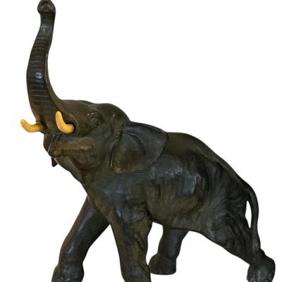 Metal Elephant Statue