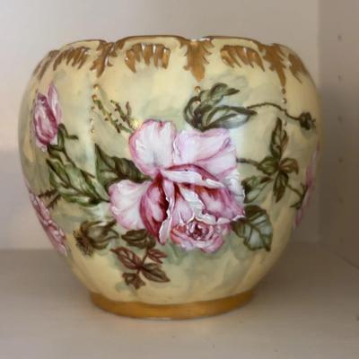 AK France Hand Painted Vase
