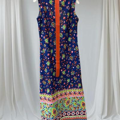 Blue Floral Shift Dress