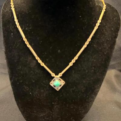 Art Deco Tourmaline Necklace 