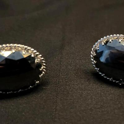 Vintage Hematite Cufflinks