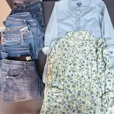 J Jill Shirts: Size Med, 5 Pair Jeans: Size 8-10