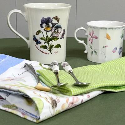 Mikasa Maxima China Cups, Gracie Bone China Cup, Botanic Garden Portmeirion Cup, And More