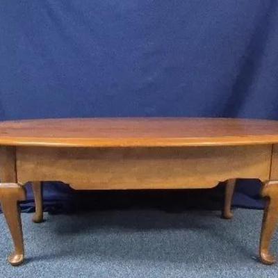 Vintage Nutmeg Maple Wooden Coffee Table 