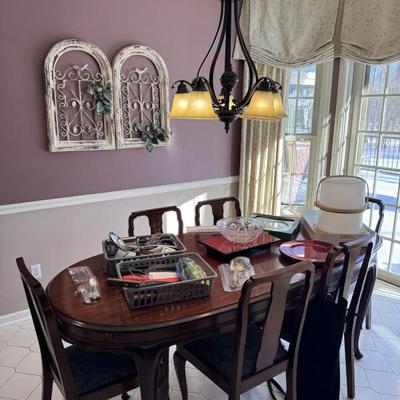 Sale Photo Thumbnail #19: Cherry Loewehttps:Table with 6 Chairs (matches counter stools)