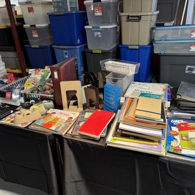 Sale Photo Thumbnail #248: Office and scrapbook supplies 