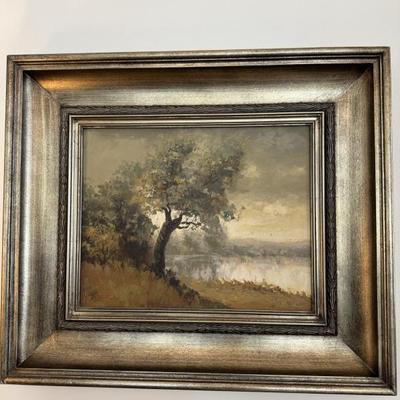 Sale Photo Thumbnail #35: On the river bank tree art print 