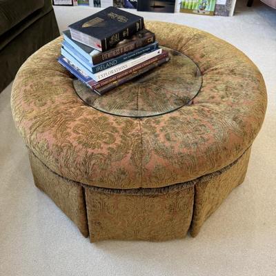 Sale Photo Thumbnail #75: Woodmark by Howard Miller Round Ottoman 